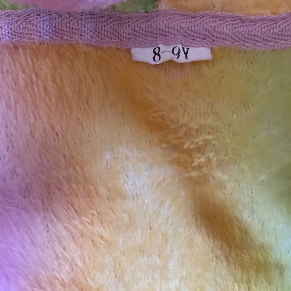 Kids Rainbow Fluff Robe - Picture 3 of 5